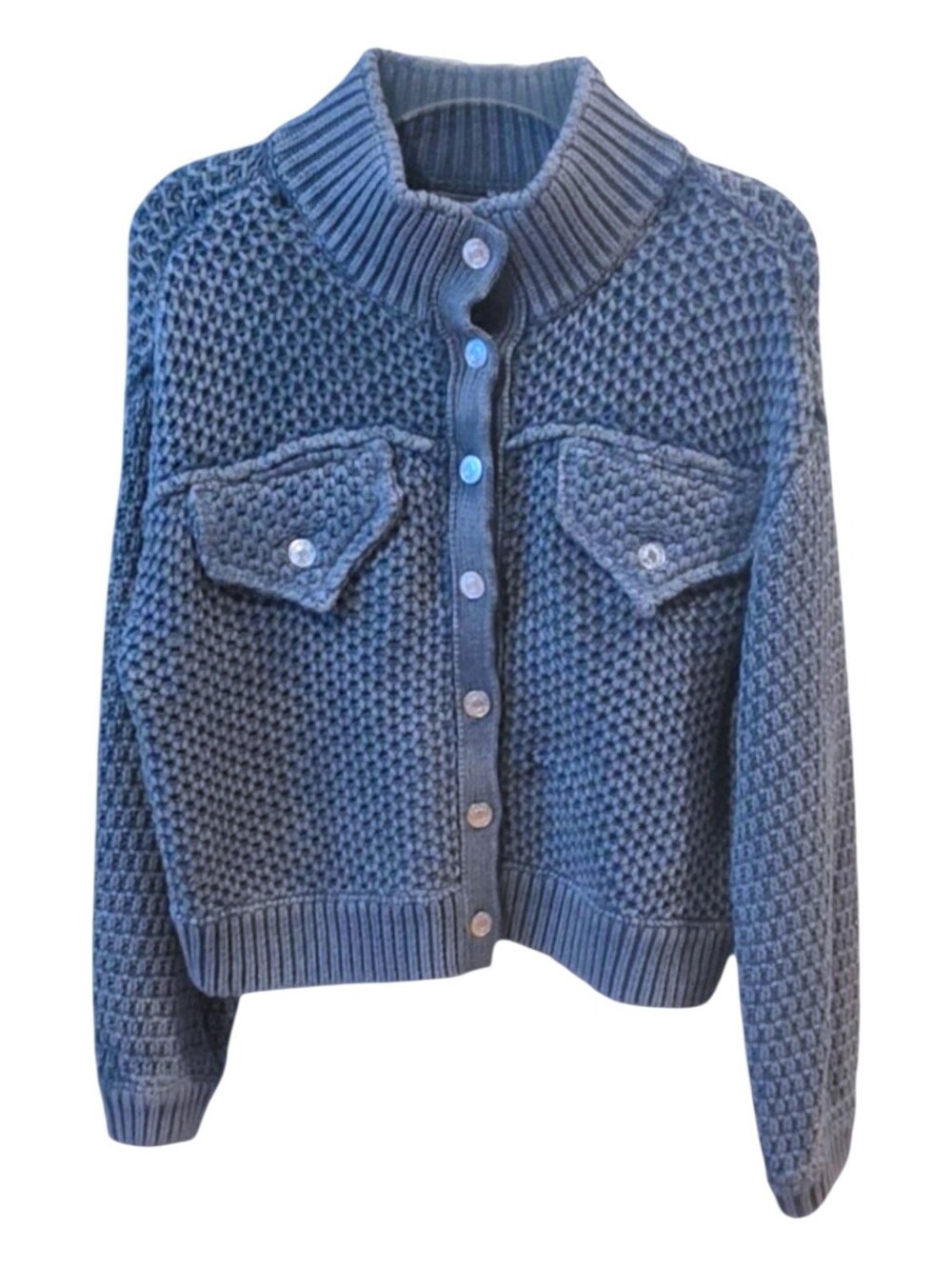 NWT Anthropologie Pilcro Cropped Seed Stitch Sweater Jacket